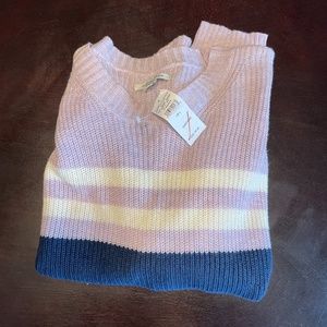 Purple and Navy American Eagle Sweater
